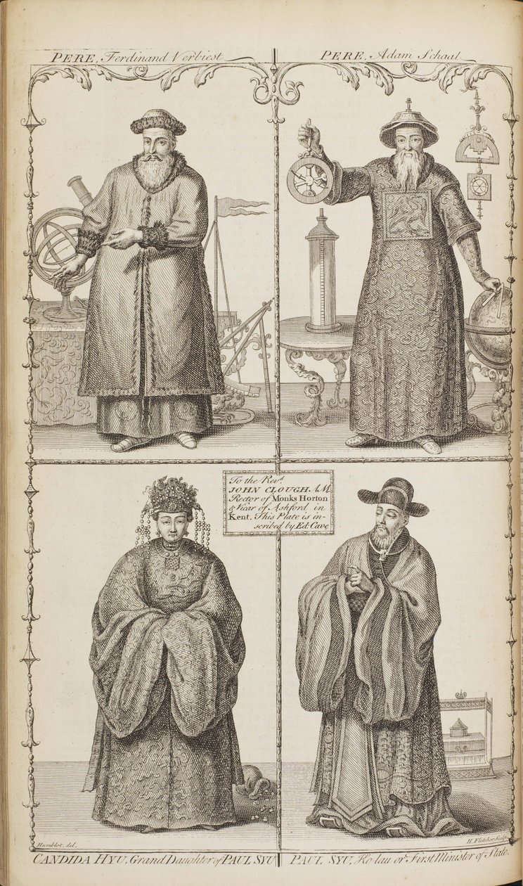Ferdinand Verbiest, Adam Schall, Candida Xu ve Xu Guangqi