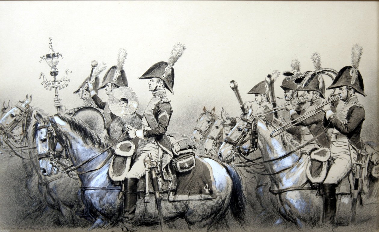 Napolyon Savaşları, 4. Ejderhaların Grubu by Jean Baptiste Edouard Detaille