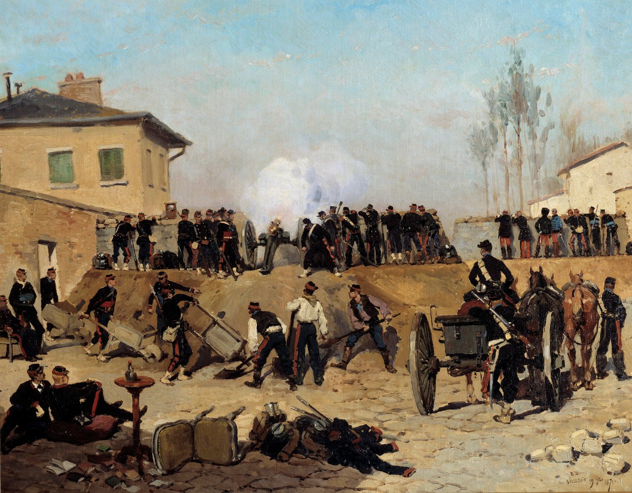 Paris Kuşatması: “” 19/09/1870 tarihinde Villejuif