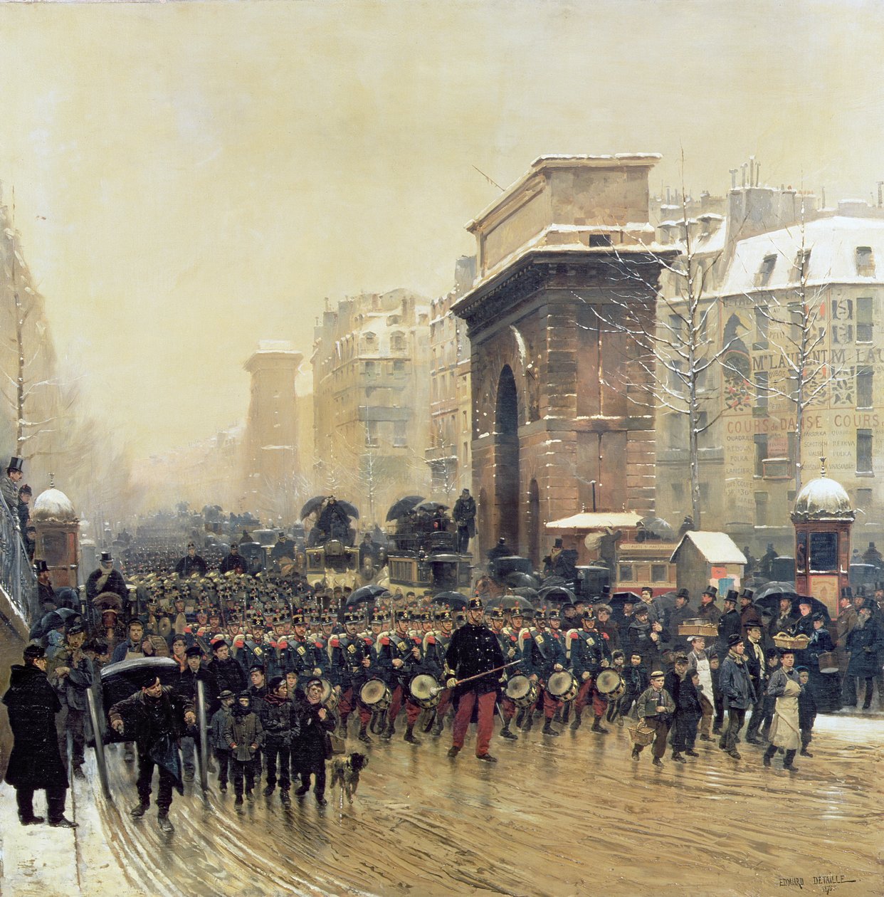 Geçen Alayı, 1875 by Jean Baptiste Edouard Detaille