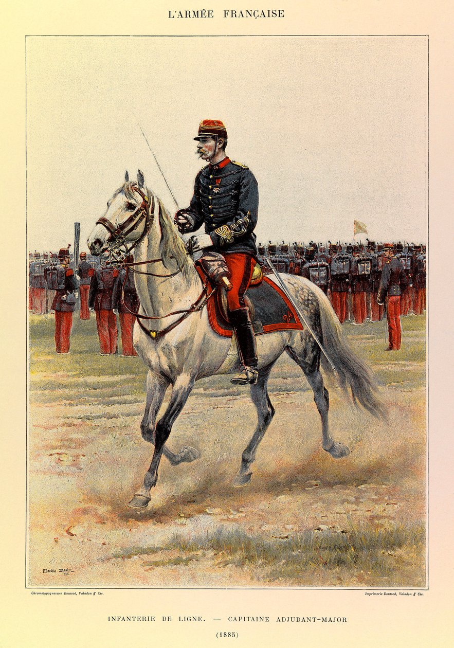 Edouard Detaille (1848-1912) tarafından resmedilen Kaptan Jules Richard