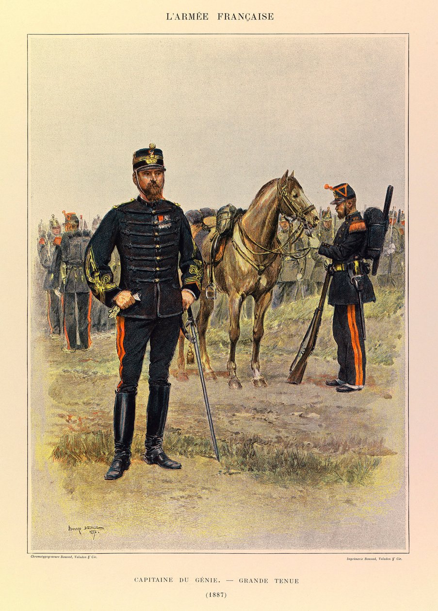 Edouard Detaille (1848-1912) tarafından resmedilen Kaptan Jules Richard