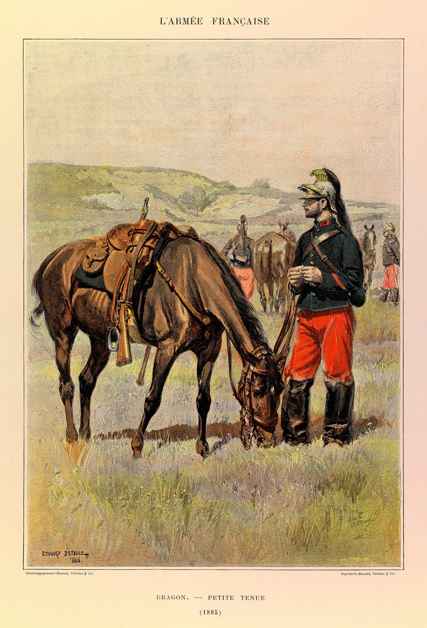 Edouard Detaille (1848-1912) tarafından resmedilen Kaptan Jules Richard