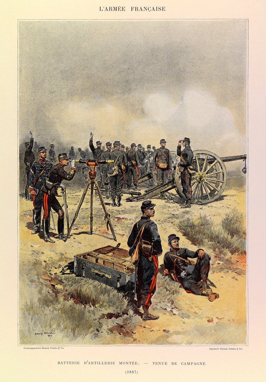 Edouard Detaille (1848-1912) tarafından resmedilen Kaptan Jules Richard