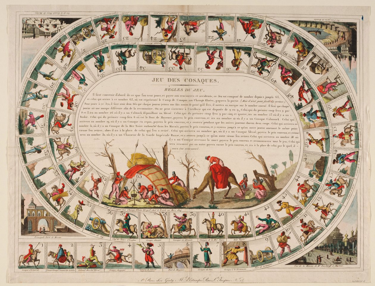 Kazaklar Oyunu, 1815 by Jean Baptiste Genty