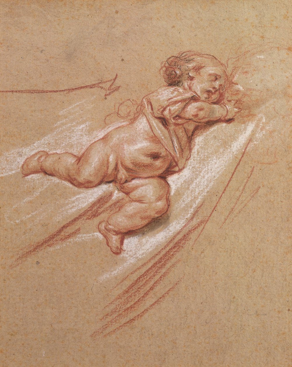 Bir Çocuk (kağıt üzerinde tebeşir) by Jean Baptiste Greuze