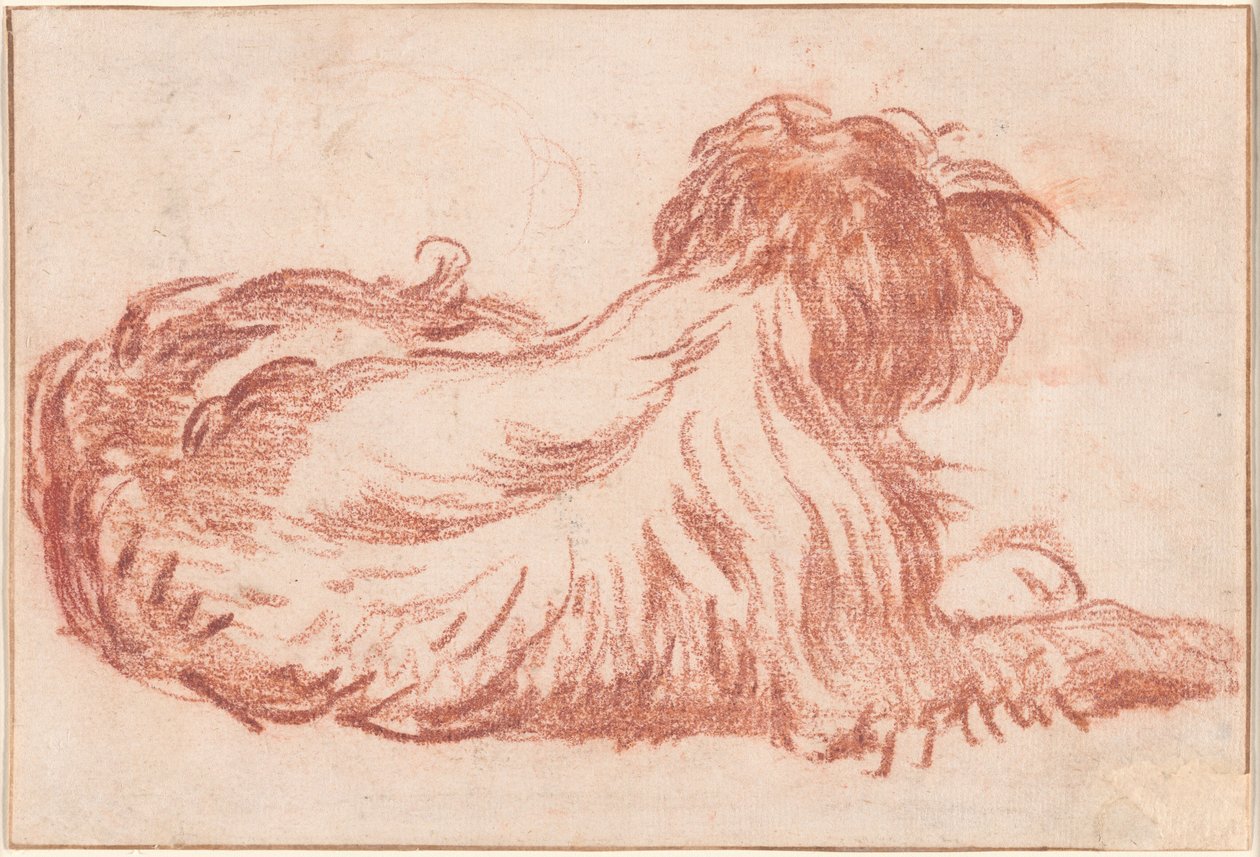 Bir köpek by Jean Baptiste Greuze