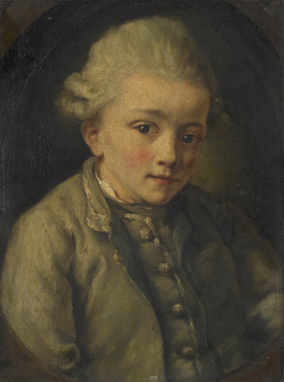 Mozart, 1763-64 by Jean Baptiste Greuze