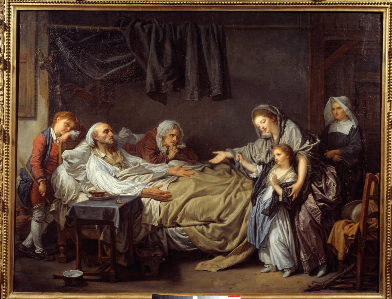 Hayırsever hanım. Jean Baptiste Greuze'nin (1725 -1805) tablosu by Jean Baptiste Greuze