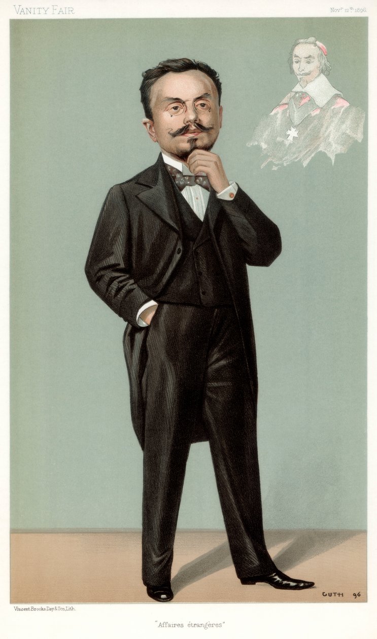 Dışişleri, Gabriel Hanotaux, Fransız devlet adamı, 1896 by Jean Baptiste Guth