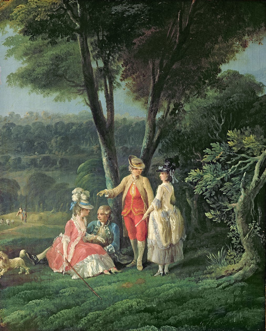 Parkta bir yürüyüş by Jean Baptiste Hilair