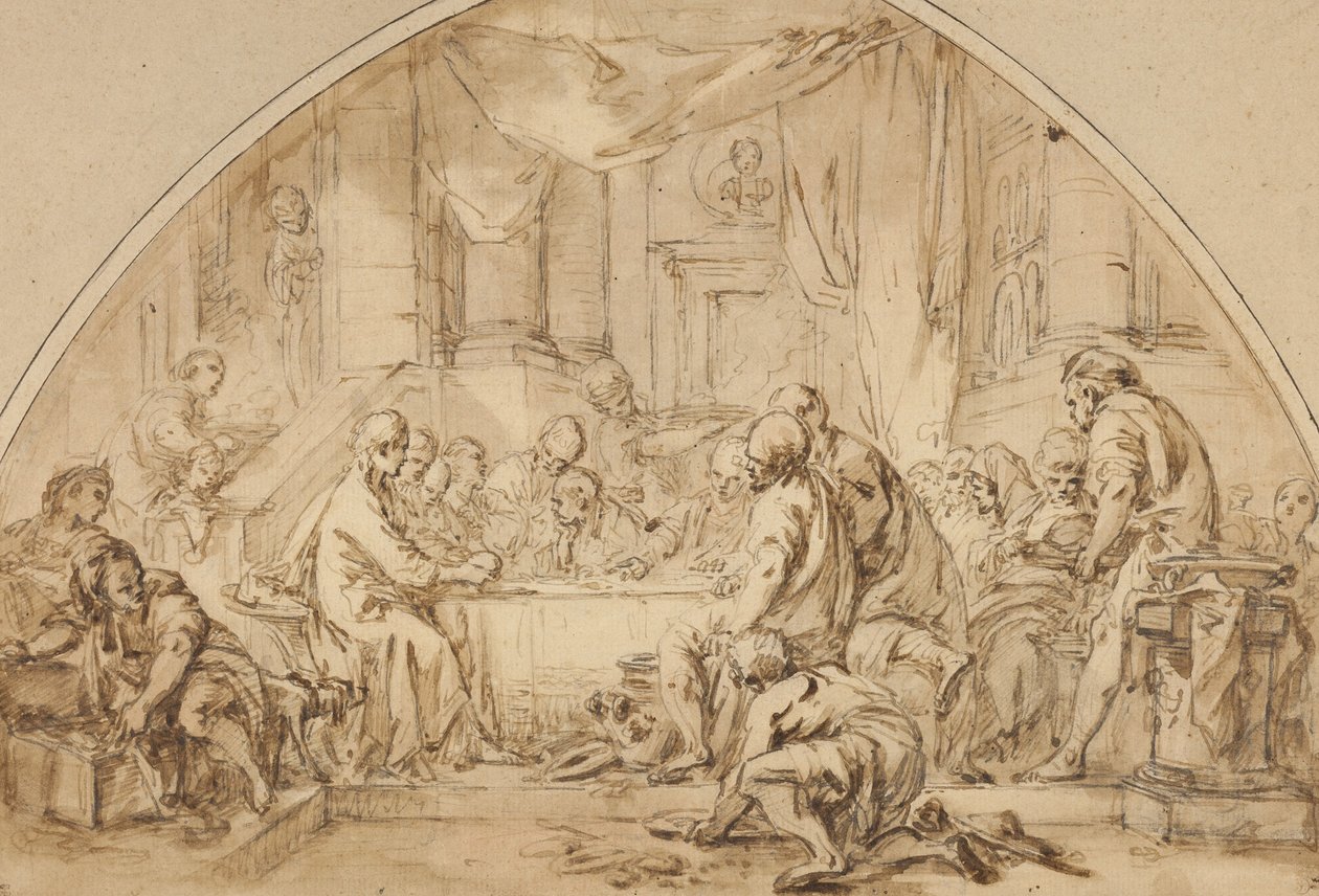Son Akşam Yemeği Çalışması, c.1792 by Jean Baptiste Huet