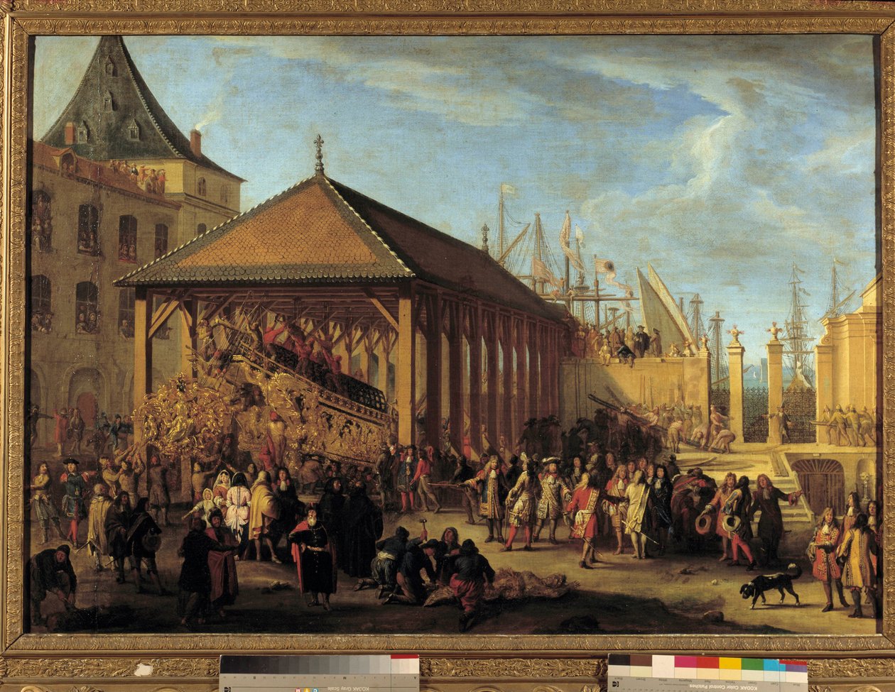 Jean Baptiste (Jean-Baptiste) Colbert (1651-1690) Marquis de Seignelay ve Louis Victor (Louis-Victor) de Rochechouart, Mortemart ve Vivonne Dükü (1636-1688), galeres generali ve Levant donanmasının amirali , Galere Reale