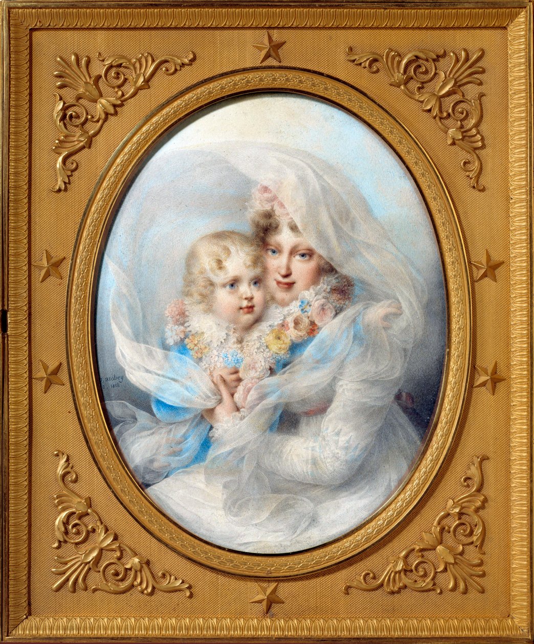 Etkileyici Mary Louise (1791-1847) ve Roma Kralı II. Napolyon, Reichstadt Dükü (1811-1832) İmparator I. Napolyon