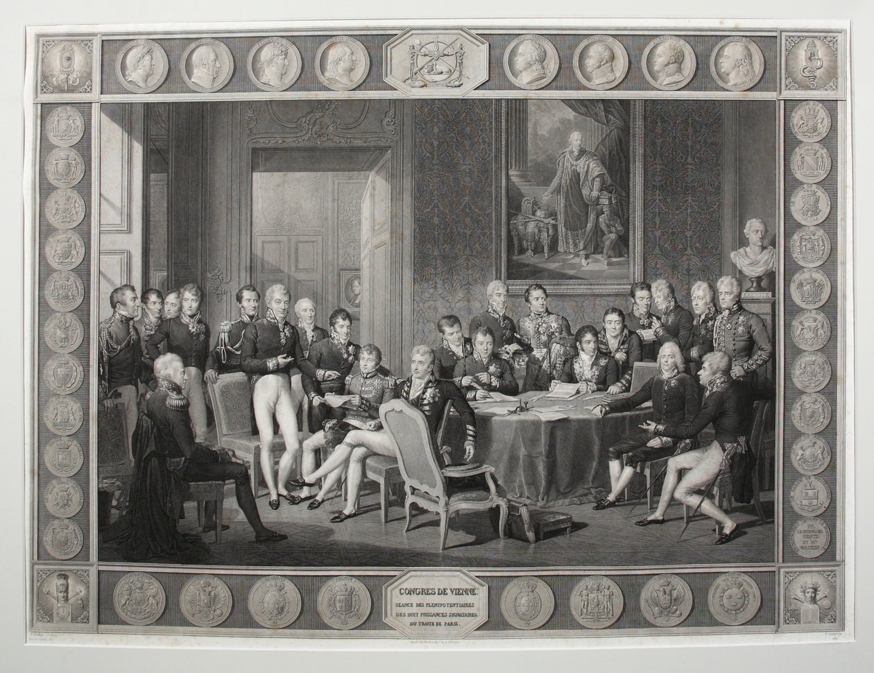 Viyana Kongresi, 1815 by Jean Baptiste Isabey