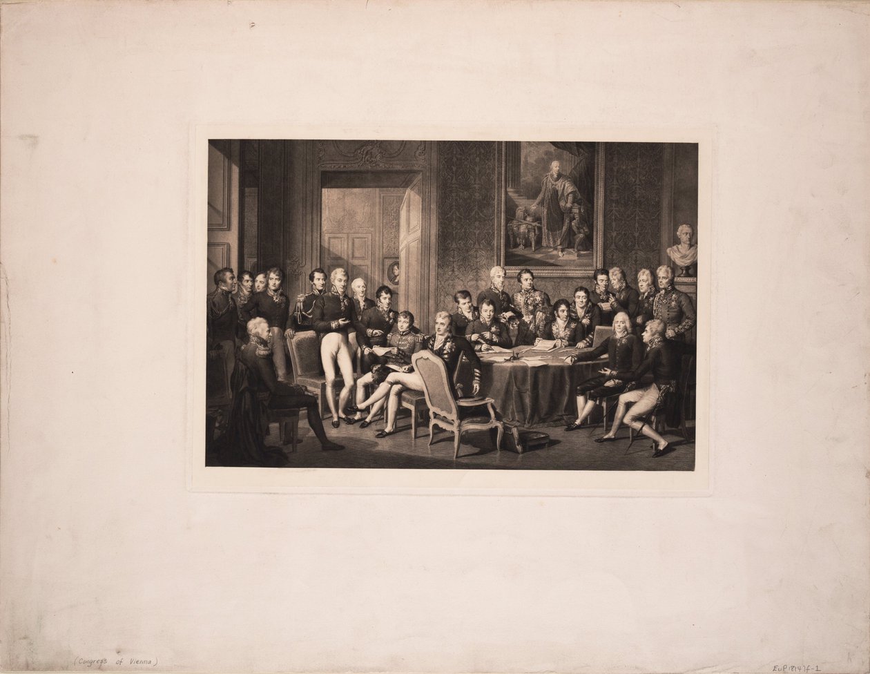 Viyana Kongresi, c. 1815 by Jean Baptiste Isabey