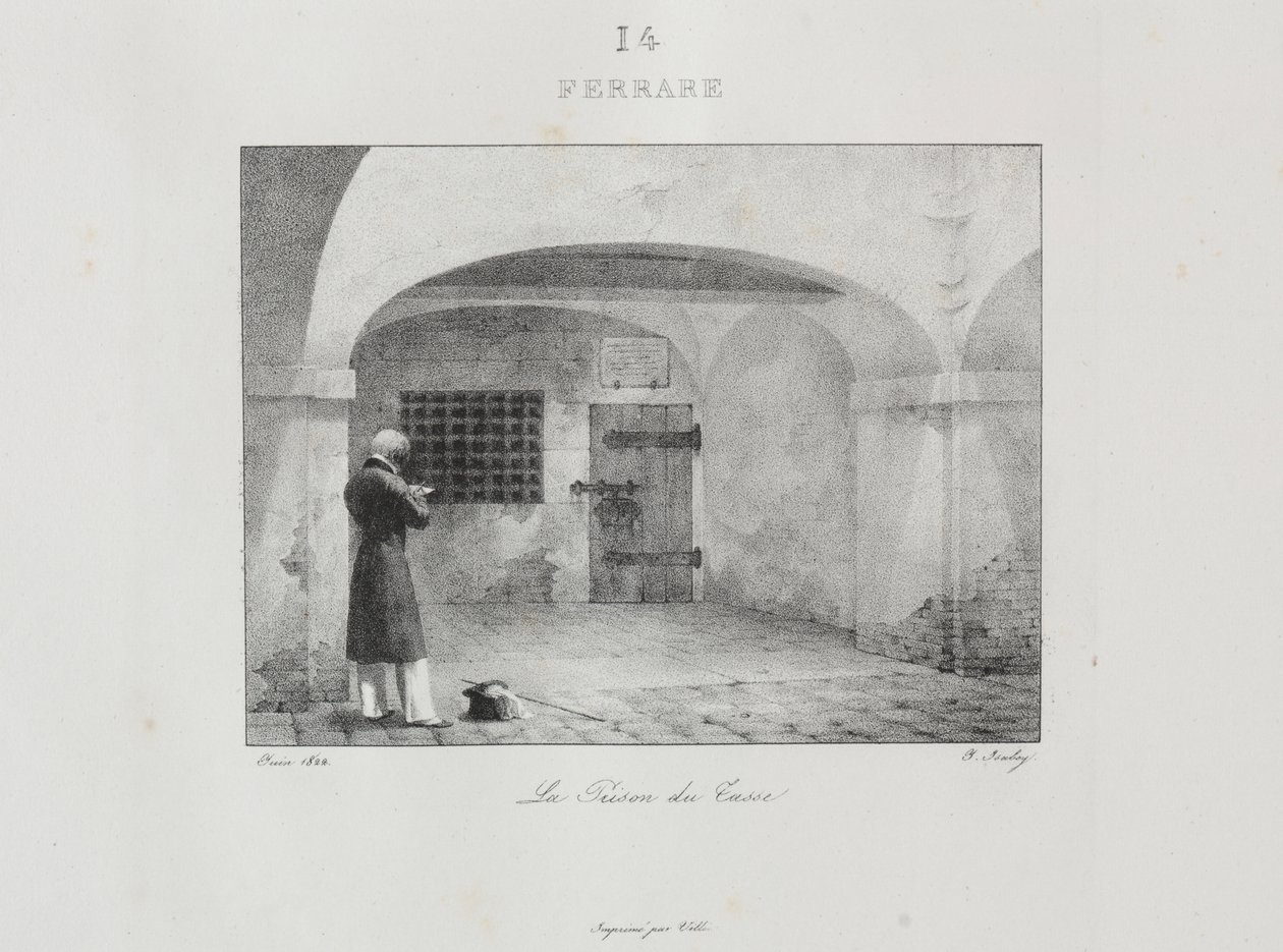 1822'de İtalya'ya Yolculuk by Jean Baptiste Isabey
