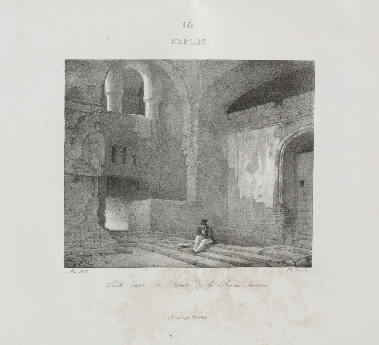 1822'de İtalya'ya Yolculuk by Jean Baptiste Isabey
