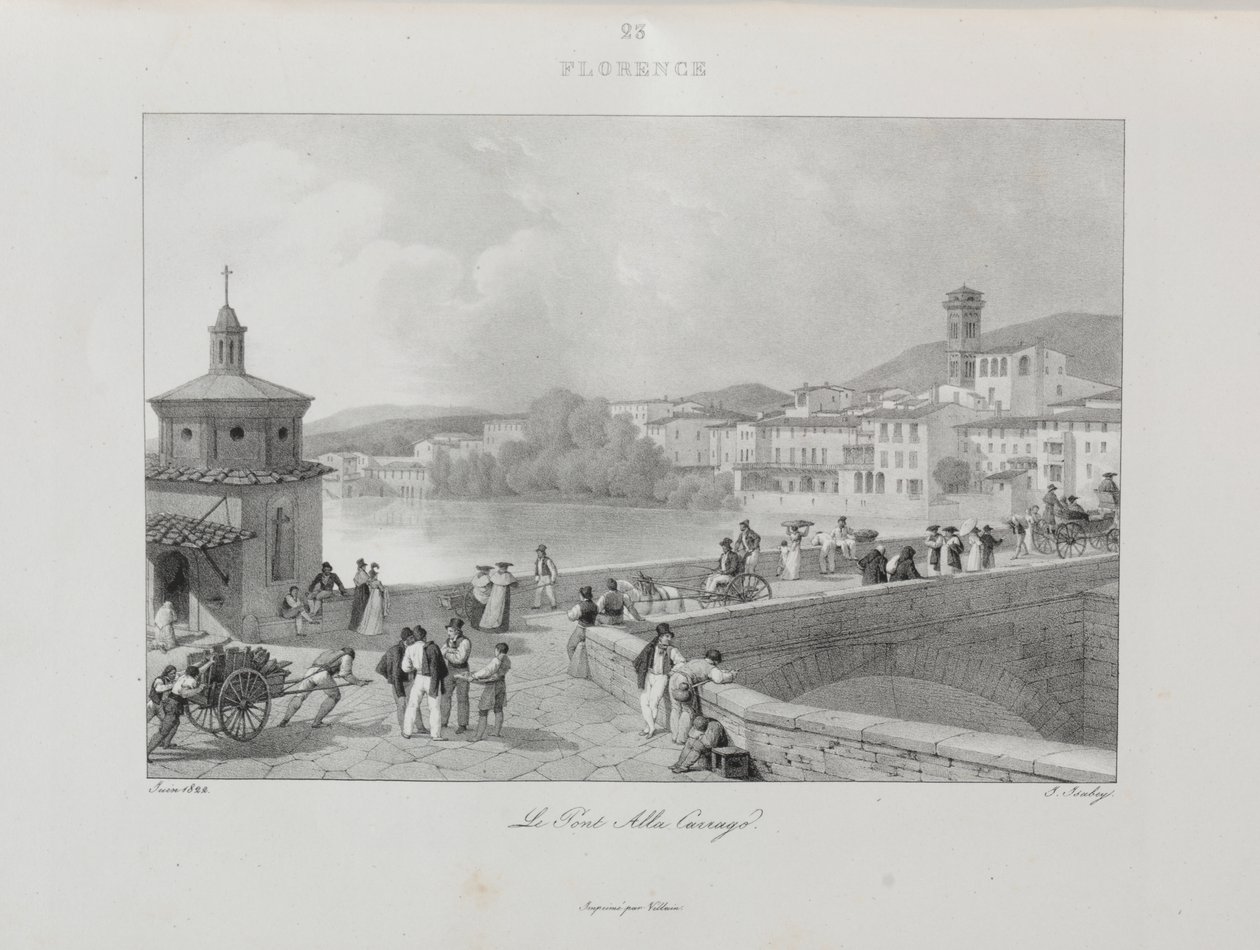 1822'de İtalya'ya Yolculuk by Jean Baptiste Isabey