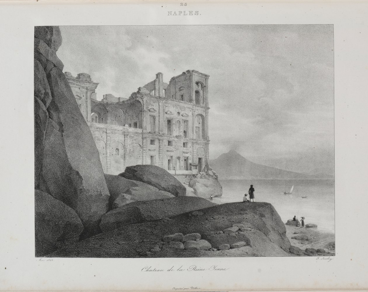 1822'de İtalya'ya Yolculuk by Jean Baptiste Isabey