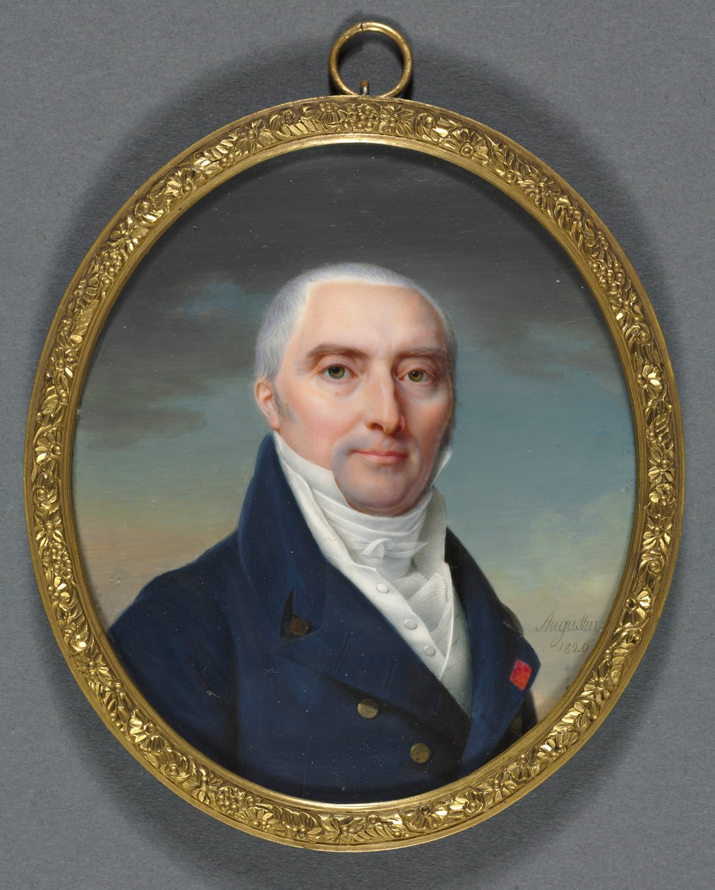 Antoine Roy'un Portresi, 1820. by Jean Baptiste Jacques Augustin