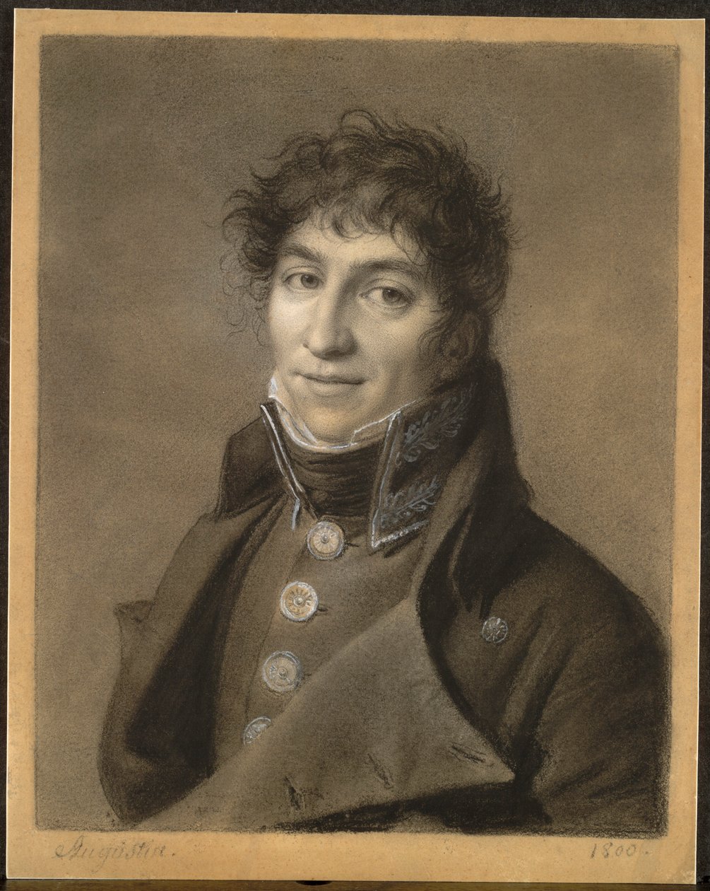 Bir Adamın Portresi, 1800. by Jean Baptiste Jacques Augustin