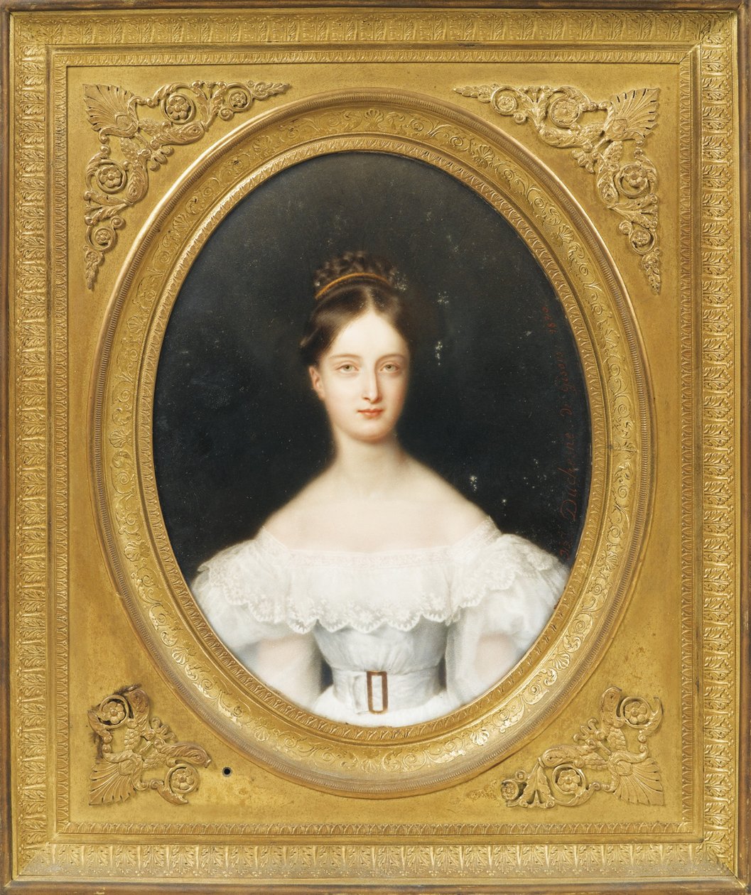 Orléans Prensesi Clémentine 1817-1907, Saxe-Coburg ve Gotha prensesi, 1830 by Jean Baptiste Joseph Duchesne