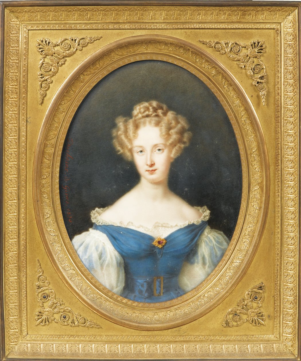 Orléans'lı Prenses Louise 1812-1850, daha sonra Belçikalıların Kraliçe eşi, 1830 by Jean Baptiste Joseph Duchesne