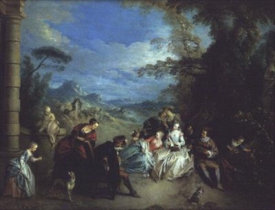 Konser Champetre (Açık Hava Konseri) by Jean Baptiste Joseph Pater