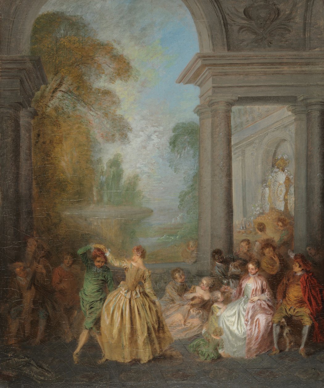 Bir Pavyondaki Dansçılar, 1720