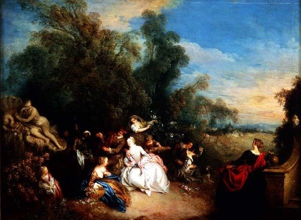 Ülkede Dinlenme by Jean Baptiste Joseph Pater