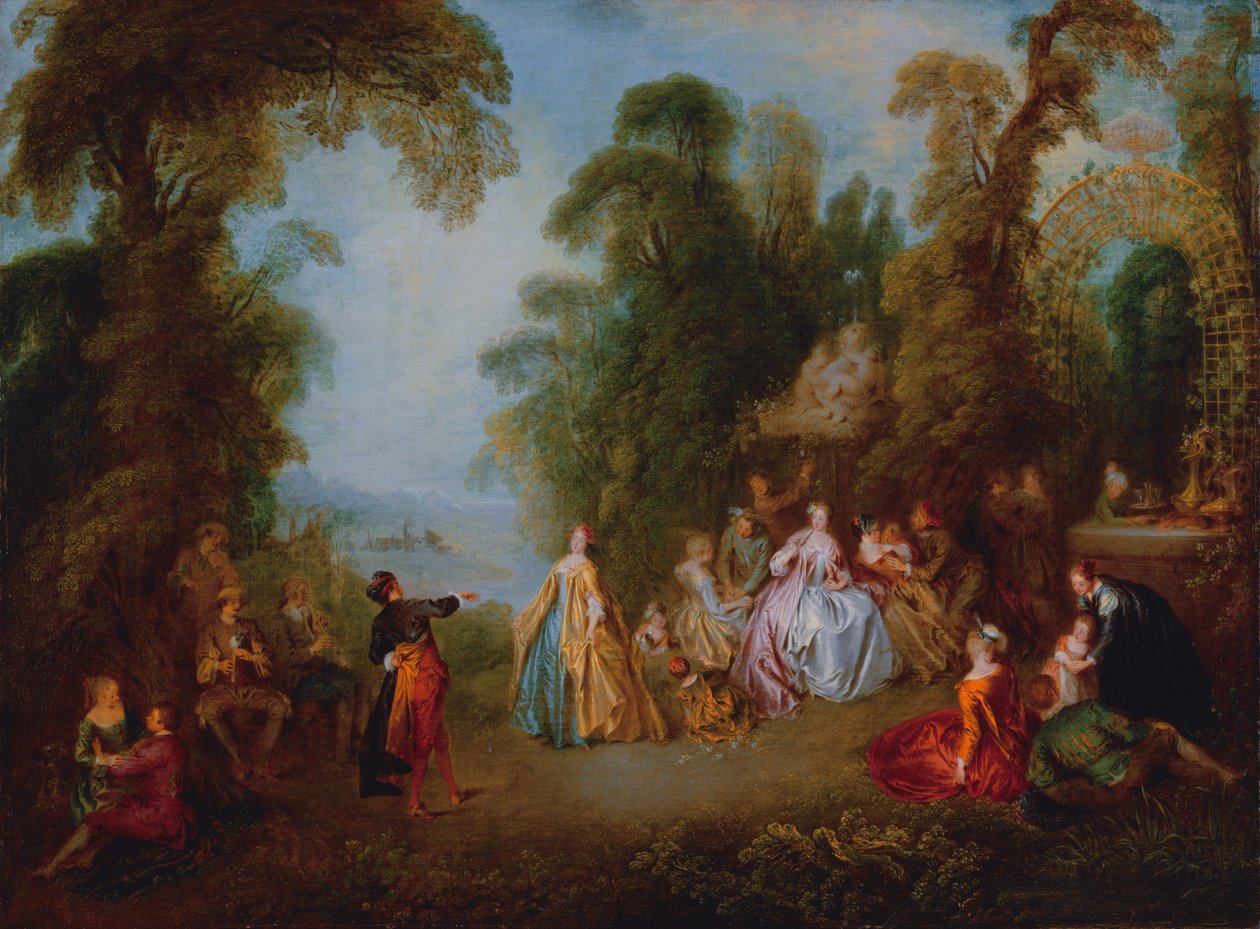 Dans, c.1730 by Jean Baptiste Joseph Pater