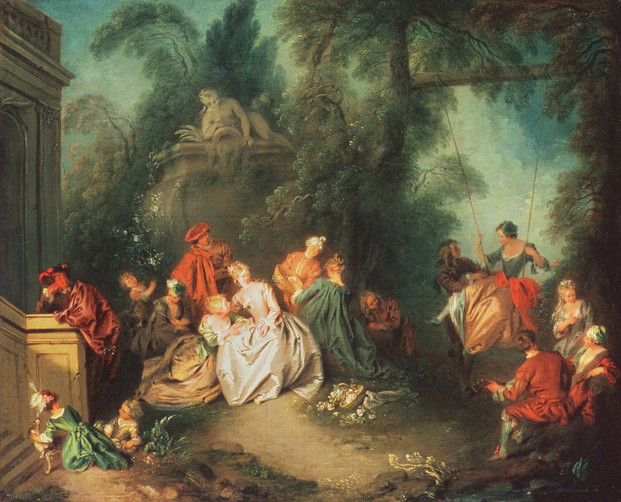 Bilinmeyen resim by Jean Baptiste Joseph Pater