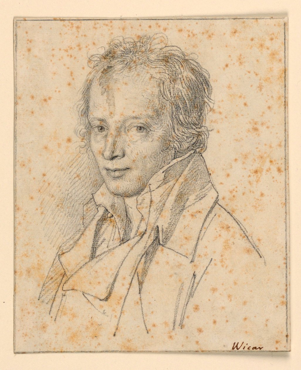 Genç Bir Adamın Portresi by Jean Baptiste Joseph Wicar