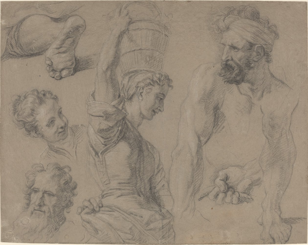Mucizevi Balık Çekme Çalışması (?) by Jean Baptiste Jouvenet