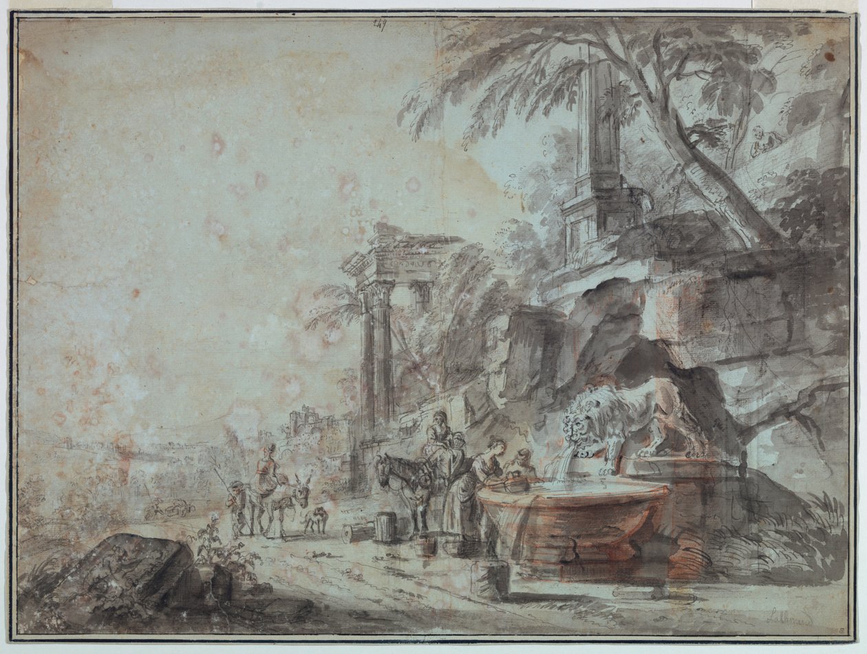 bir çeşmede by Jean Baptiste Lallemand
