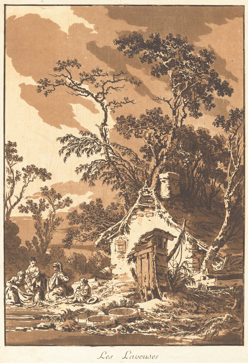 Çamaşırcılar by Jean Baptiste Le Prince