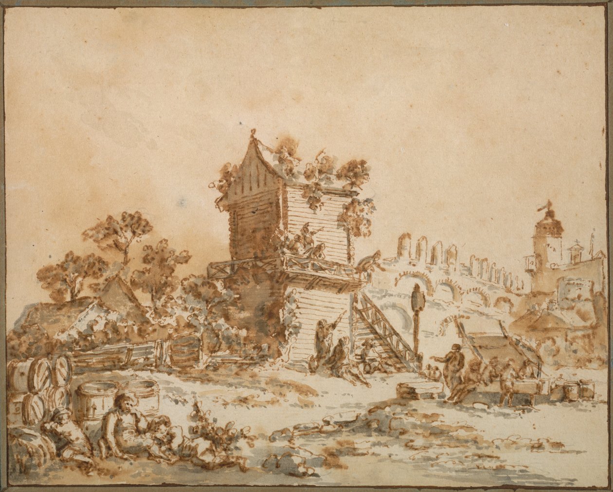 Moskova Tavernası by Jean Baptiste Le Prince