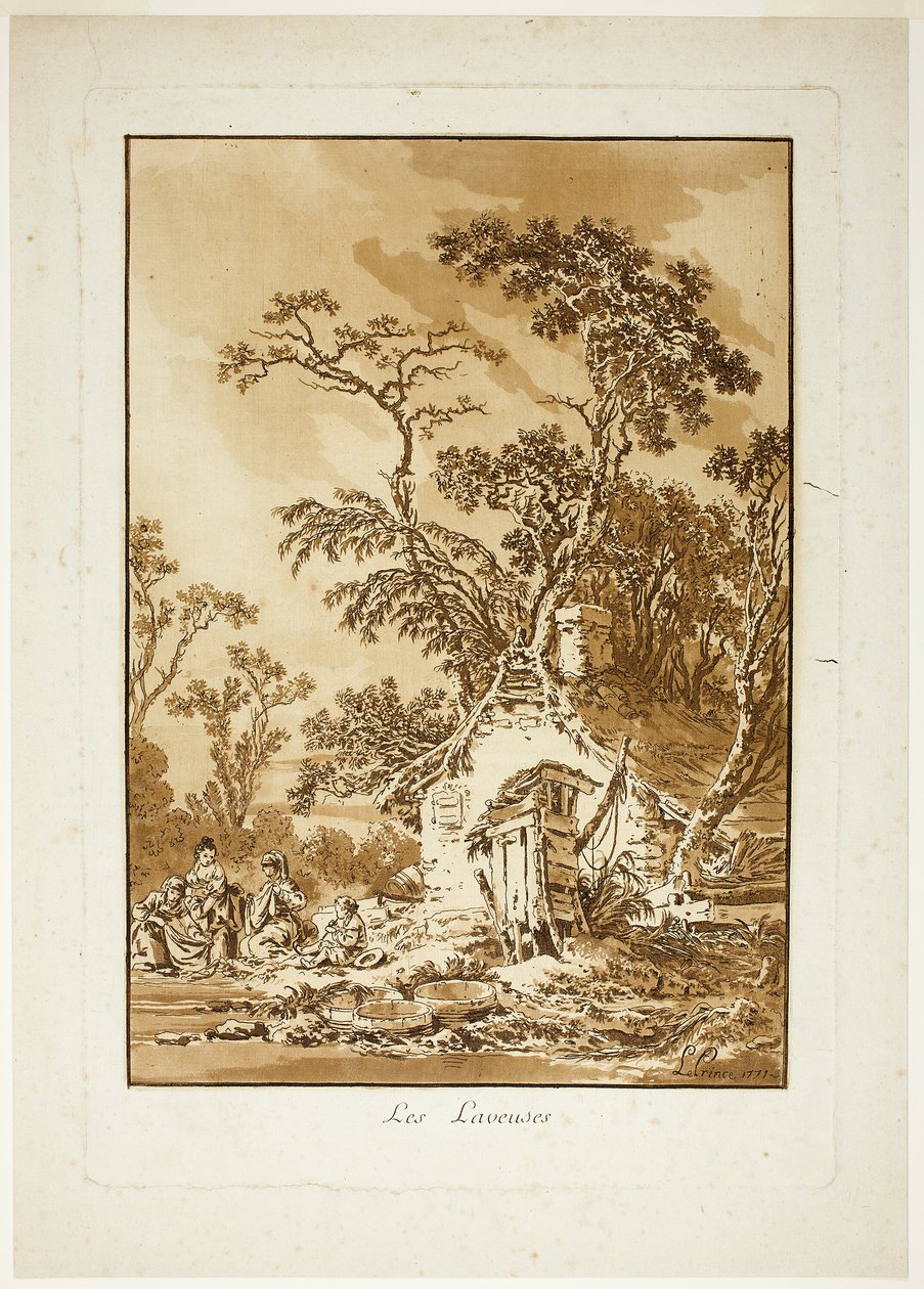 Çamaşırcı Kadınlar by Jean Baptiste Le Prince