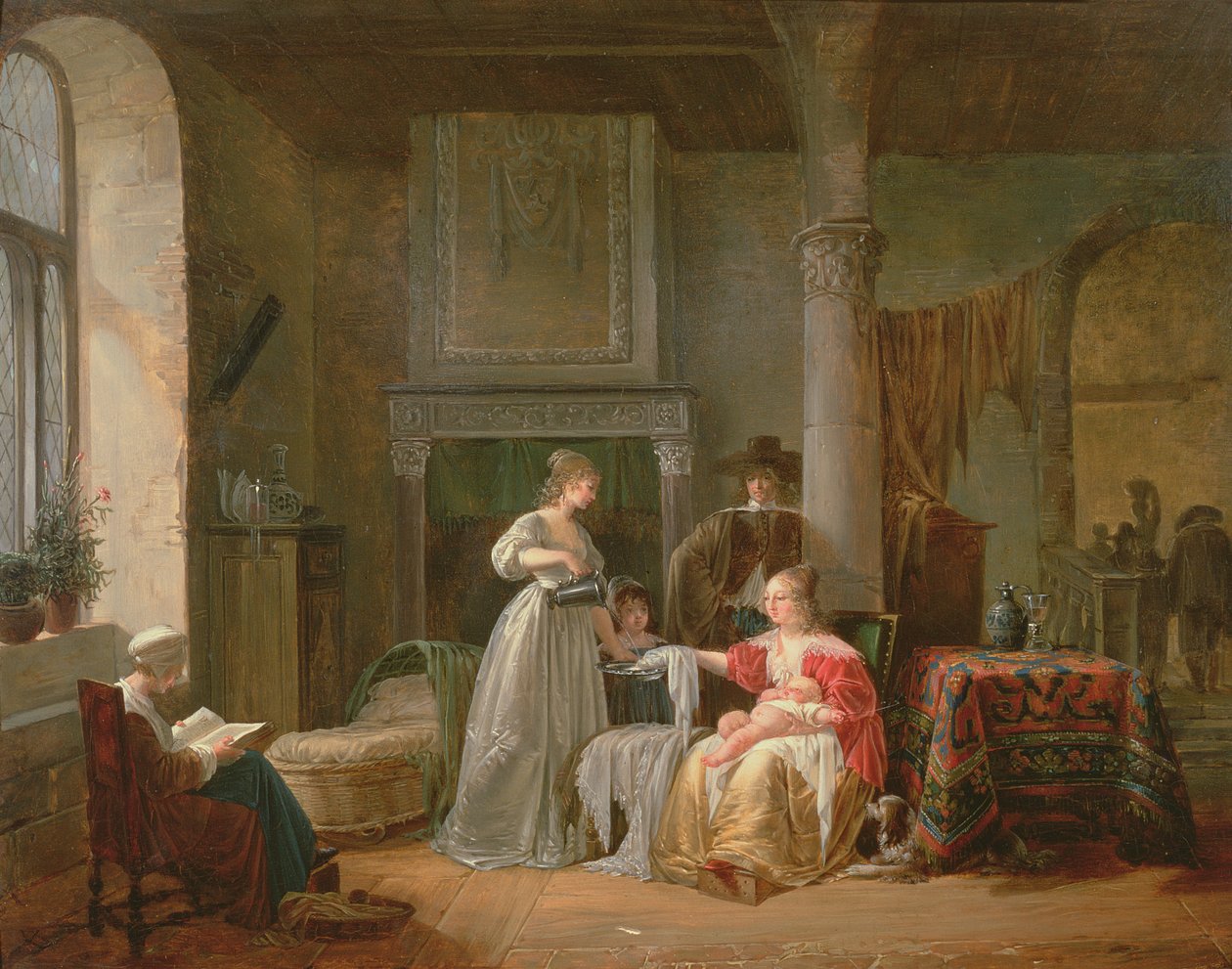 Kreş Sahnesi by Jean Baptiste Mallet
