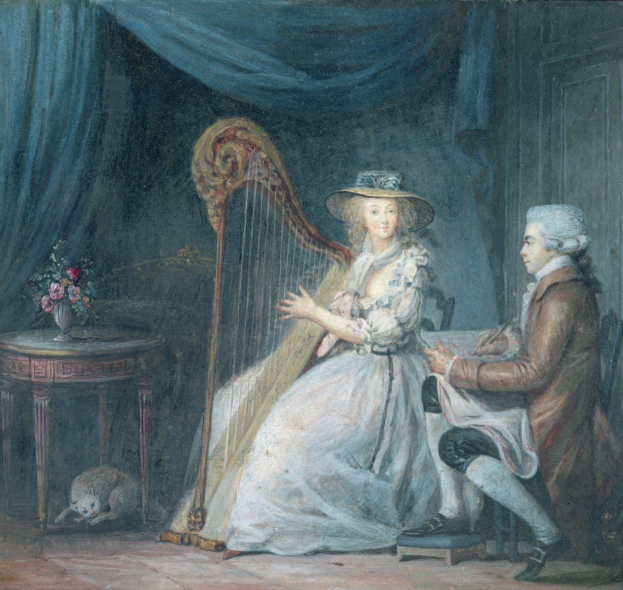 Güzel Arpçı by Jean Baptiste Mallet