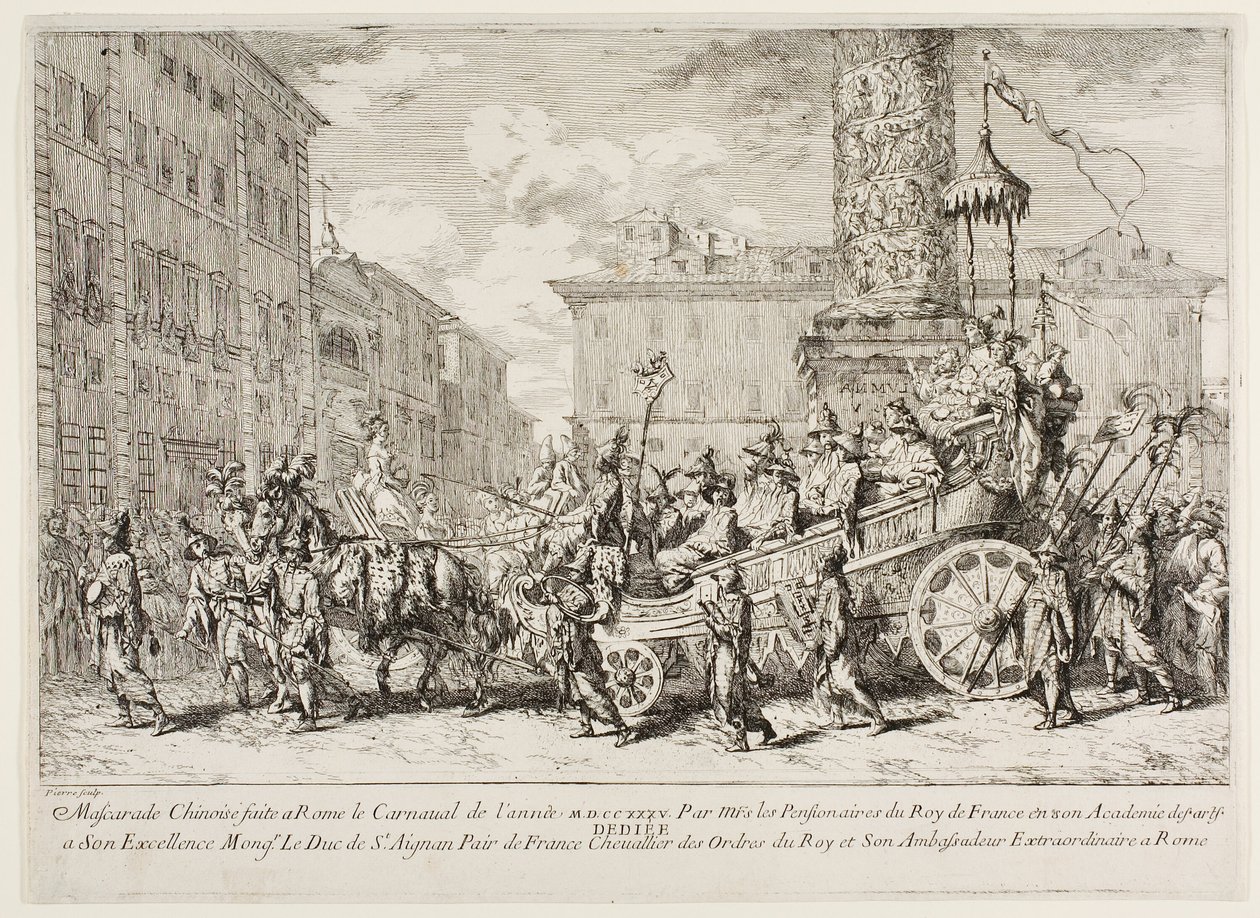 Çin Maskarası by Jean Baptiste Marie Pierre