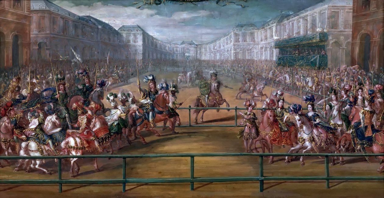 Dünyanın Dört Parçasının Galantes Amazonlarının şatafatlı Atlıkarıncası by Jean Baptiste Martin