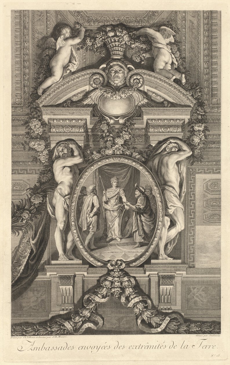 Dünyanın Uç Noktalarından Gönderilen Elçilikler [pl. 15] by Jean Baptiste Masse