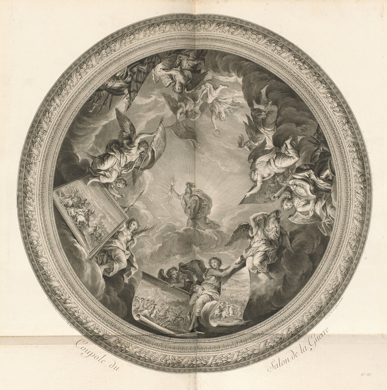 Salon de la Guerre Kubbesi (Savaş Salonunun Kubbesi) [pl. 35] by Jean Baptiste Masse