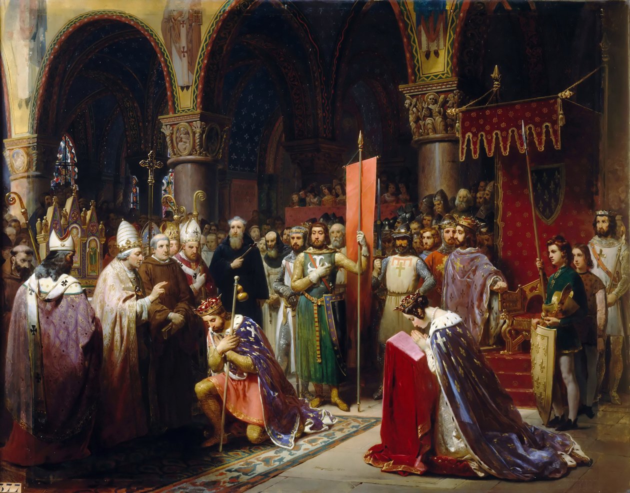 Kral Louis VII, Saint-Denis