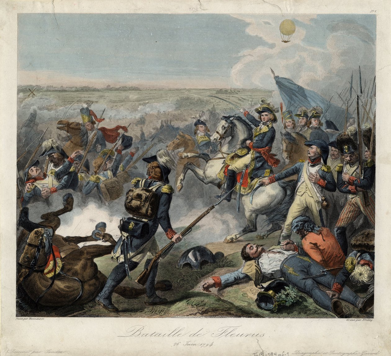 Fleurus Muharebesi 26 Haziran 1794, 1795 by Jean Baptiste Mauzaisse