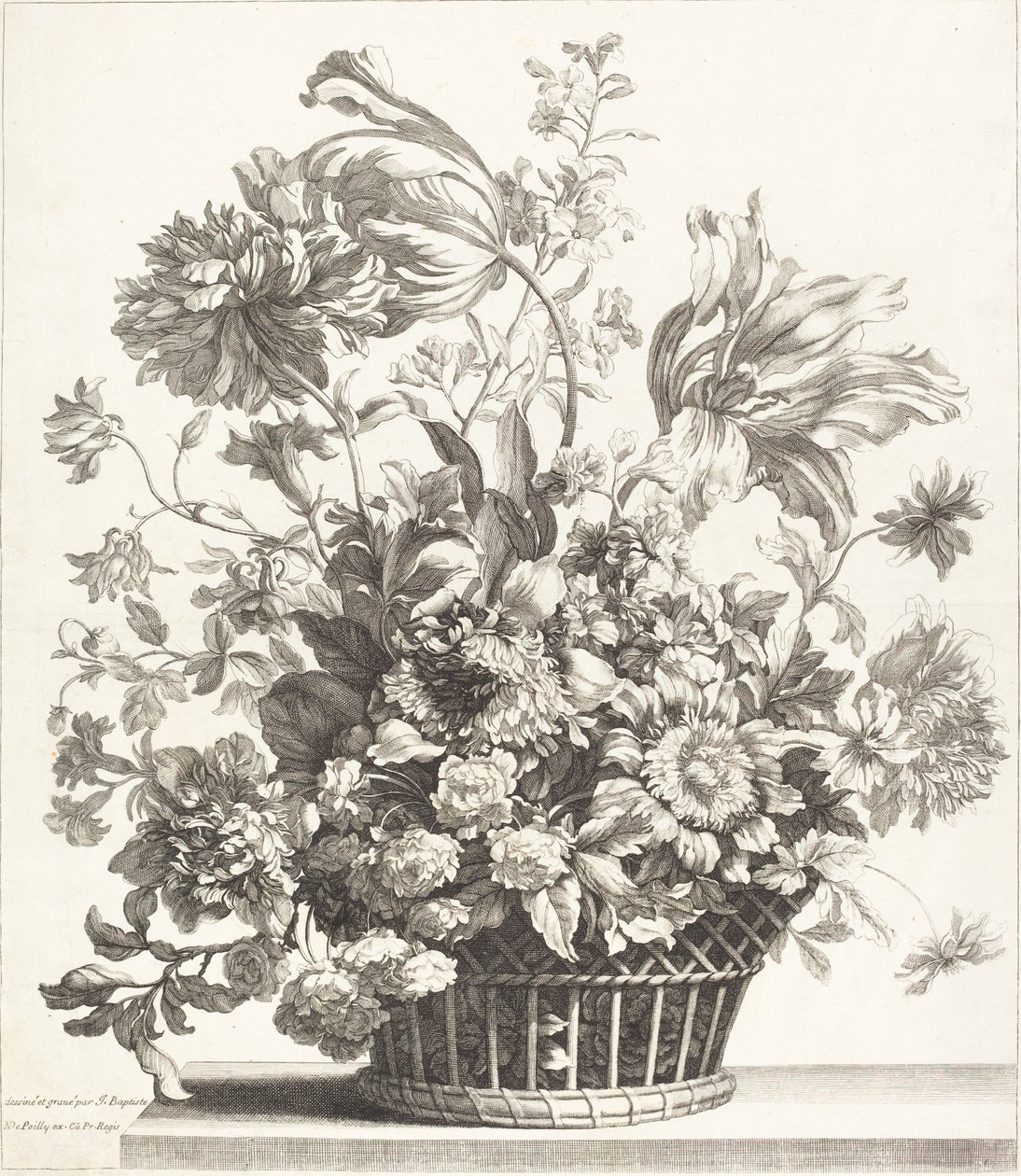 Bahar Çiçekleri Sepeti by Jean Baptiste Monnoyer