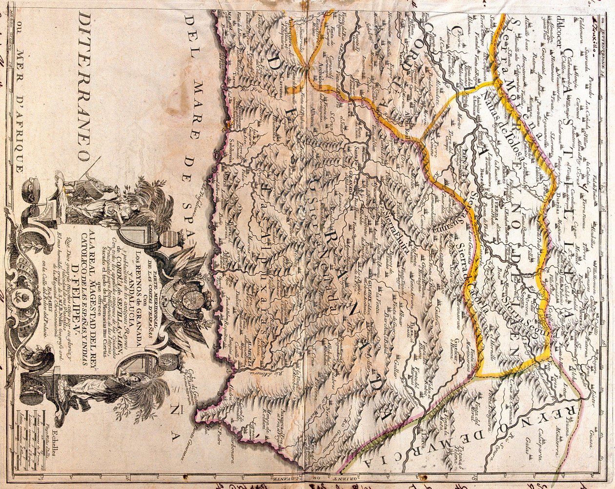 Endülüs, Kastilya-La Mancha, Murcia, İspanya by Jean-Baptiste Nolin