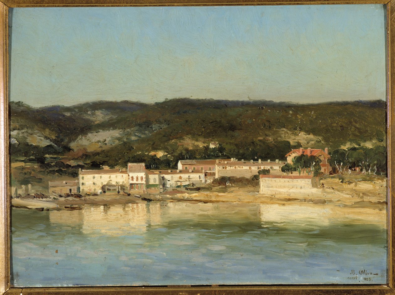 Bouches du Rhone'daki Carry le Rouet kasabasının görünümü by Jean Baptiste Olive